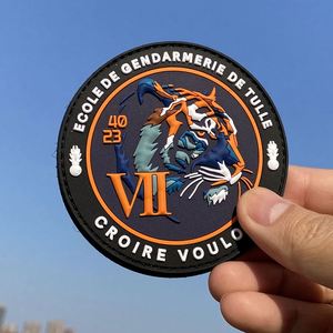 Wholesale Rubber Badages Custom PVC 3D Tiger Patches Custom <b>Silicone</b> Patches PVC <b>Silicone</b> Rubber Patch for Hats Garment - Product Image 3