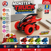 Jeu de lancer d'anneaux aquatiques portable Monster Truck avec anneaux en plastique colorés pour enfants de 5 à 7 ans, idéal pour les jeux en famille en extérieur