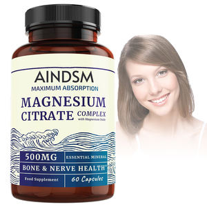 Cápsulas de Citrato de Magnesio Personalizables, Cápsulas de Glicinato de Magnesio Relajantes, Cápsulas de Magnesio que Proporcionan Energía - Product Image 1