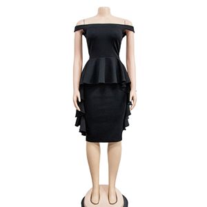 2024 primavera <span class=keywords><strong>abbigliamento</strong></span> donna alla moda abito da donna tinta unita senza maniche abito corto arruffato donna - Product Image 2