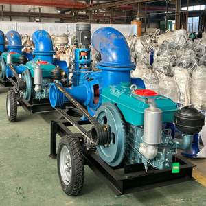 Bomba de Flujo Mixto Horizontal de Una Etapa, Bomba de Flujo Mixto para Riego Agrícola, Bomba de Flujo Mixto de Voluta - Product Image 3