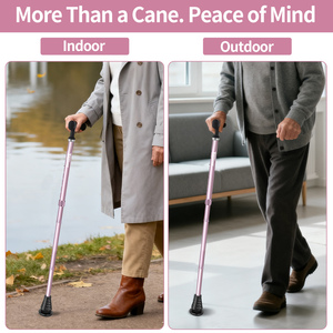 Bastone da Passeggio - Pieghevole, Regolabile, Richiudibile per <span class=keywords><strong>Uomini</strong></span> e Donne, Resistente con Punta per <span class=keywords><strong>Tutti</strong></span> i Terreni, per Anziani e Adulti - Product Image 6