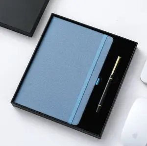 नवीनतम अनुकूलित पदोन्नति लोगो कलम और नोटबुक के साथ उपहार आइटम उपहार सेट