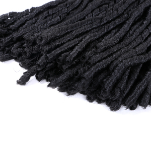 Soft locs estensione dei capelli <span class=keywords><strong>afro</strong></span> crespo acconciatura sintetica riccia all'uncinetto - Product Image 5