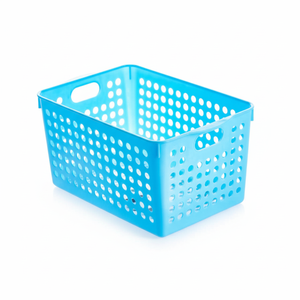 Cesto portaoggetti profondo blu Inomata - Product Image 1