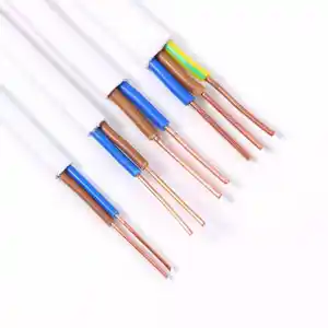 BVVB 3 cores cable electric wire the copper solid conductor electric wires 3*25mm flat electrical cable