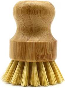 Ensemble de brosses à vaisselle en bois durable de haute qualité en gros, brosse à vaisselle en bambou - Product Image 3