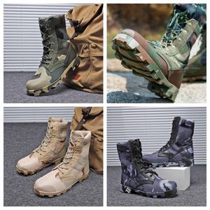 <b>Mens</b> Camouflage <b>High</b> <b>Top</b> Tactical <b>Boots</b> Windproof Non-Slip Durable for Outdoor Hiking Combat CS Safety Gear - Product Image 3
