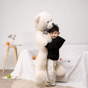 Unisex 4 Feet Giant Teddy Bear Life-Size <strong>Large</strong> <strong>Plush</strong> Stuffed Animal Soft Cotton with PP Cotton Filling for Baby Shower Children - Product Image 3