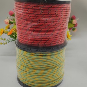 Venta directa de fábrica Techo <span class=keywords><strong>Cuerda</strong></span> fija Tienda de campaña de 4mm <span class=keywords><strong>Cuerda</strong></span> trenzada de poliéster a prueba de viento para acampar - Product Image 3