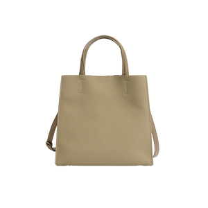 Bolso de Mano Tipo Cubo de Cuero Genuino de Lujo Personalizado para Mujer, Cierre Magnético, Gran Capacidad, Forro de Algodón, Diseño con Patrón de Caramelos y Logotipo - Product Image 1