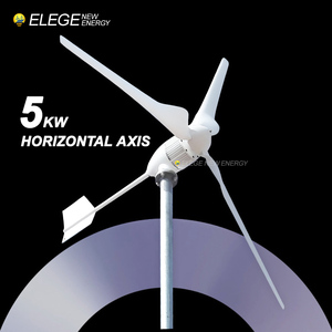 ระบบพลังงานลมหมุนเวียนได้ฟรี ติดตั้งง่าย 800W 1kw 2kw 3kw 5kw กังหันลมติดหลังคา 48v กังหันลมแนวนอนสำหรับขาย - Product Image 1