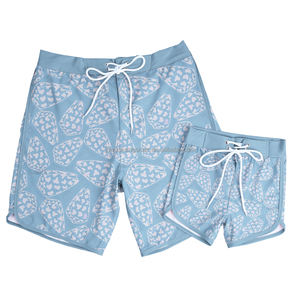 Celana Renang Fashion Dewasa & Anak-Anak yang Populer, Ringan & Mudah Dilipat dengan Tali Serut, Pakaian Renang Pantai untuk Pria & Anak Laki-Laki - Product Image 3