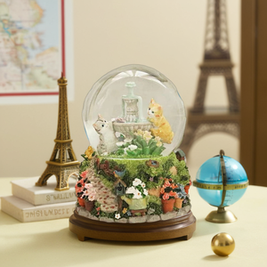 Résine Artisanat Personnalisé <span class=keywords><strong>Mini</strong></span> Neige Globes Noël Musique Thème Bâtiment Globes D'eau En Gros <span class=keywords><strong>Pas</strong></span> <span class=keywords><strong>Cher</strong></span> Cadeaux pour Souvenirs - Product Image 1