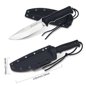 High Quality Stainless Steel Fixed Blade Knife for Outdoor Hunting DIY Grade with <b>Engineering</b> <b>Plastic</b> Handle - Product Image 1
