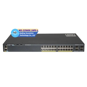 Commutateur réseau Cisco <span class=keywords><strong>Catalyst</strong></span> WS-C2960X-24PS-L d'origine, neuf, 24 ports PoE, 2960x 24p PoE - Product Image 1
