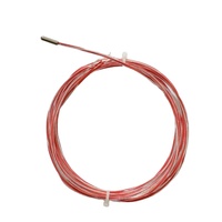Sonde de température miniature RTD PT100, 3x10mm, câble PTFE étanche, 3 fils, résistante à la corrosion, -50-400°C