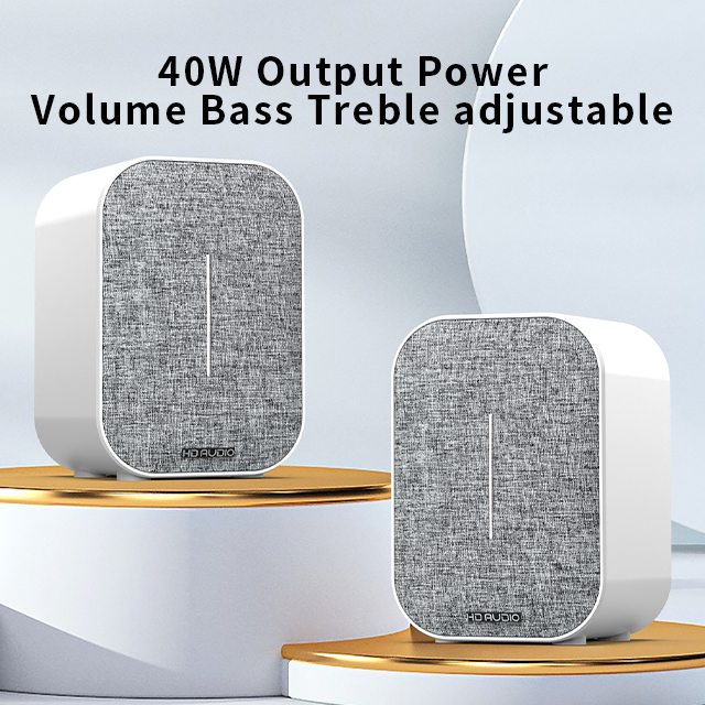OEM & ODM Compact Size Bookshelf Speakers HIFi Supported with Remote Control & EQ Functions 2.1 Soundbar