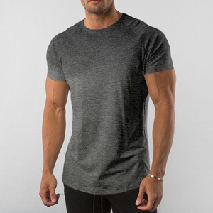 เสื้อยืดฟิตเนสคุณภาพสูงสำหรับผู้ชาย ผลิตตามสั่ง โรงงานรับผลิตแบบ OEM ODM ขายส่งเสื้อผ้ารัดรูปสำหรับออกกำลังกาย เสื้อกีฬา เสื้อยืดออกกำลังกาย - Product Image 5