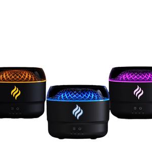 Difusor de Aroma Volcán Recargable USB de 280 ml con Luz de Colores, Humidificador con Luz LED de 7 Colores, para Uso en Casa, Auto/Hotel, 30dB - Product Image 1