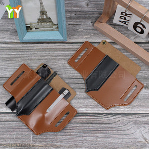 Leather EDC tool kit tactical bag, outdoor camping survival tool storage bag, flashlight leather case, <b>dropshipping</b> available. - Product Image 4