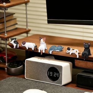 12 Pezzi Mini Statuette di Gatti Carini per Cruscotto <span class=keywords><strong>Auto</strong></span> e Specchietto Retrovisore, Decorazione per Monitor Computer, Regali per <span class=keywords><strong>Donne</strong></span> - Product Image 5
