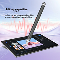Stylet capacitif passif MEEPSS MPS126 de haute qualité et durable avec embout en silicone pour utilisation sur mobile et tablette - Cadeau à prix réduit