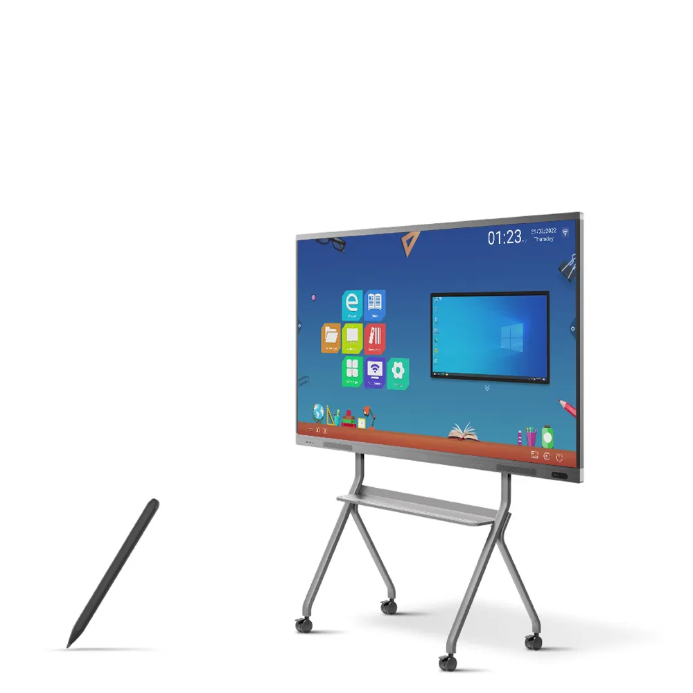 32-110 inç interaktif ekran elektronik beyaz tahta akıllı düz Panel Lcd yazma dijital akıllı tahta beyaz tahta