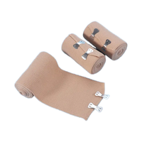 Bandage élastique de 6 pouces de haut avec clip en aluminium Consommables imperméables Bande médicale auto-adhésive Paquet de pansement de guérison de gaze