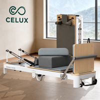 Meilleures ventes : Machine de Pilates Reformer portable et pliable Celux avec cadre en aluminium pour la maison et les studios de yoga et de Pilates