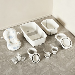 Coffret Cadeau Baignoire Bébé Color Box, Baignoire Pliable pour Nouveau-nés, Baignoire Pliable pour Bébés à Domicile - Product Image 5