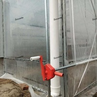 Treuil enroulable à main pour serre Treuil enroulable manuel pour serre Ventilation latérale