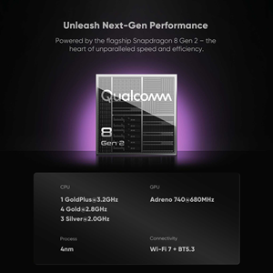 Console portable Android Retroid Pocket 6 RP6, processeur Allwinner A133P 1,8 GHz <span class=keywords><strong>SM8550</strong></span>, écran AMOLED 120 Hz, Wi-Fi, légère - Product Image 6