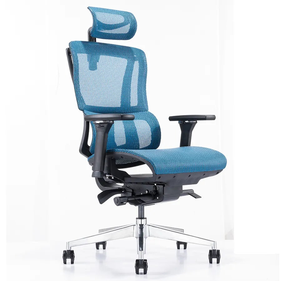Chaise ergonomique et ergonomique pour adultes, avec base, fonction OEM, inclinaison synchrone