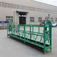 Plataforma de Trabajo Suspendida de Aleación de Aluminio Pintada, Gondola para Construcción ZLP800 ZLP630 de Acero Galvanizado en Caliente