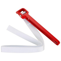 Clé à sangle réglable de 12 pouces pour tuyaux, en nylon double couche, pour filtre à huile, avec poignée en nylon