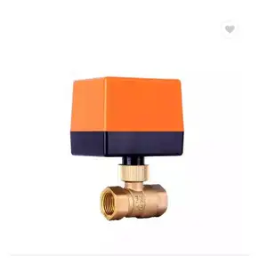 1/2 "3/4" 1 "dn25 dn50 valvola a sfera motorizzata 12v/24v 220vac ottone acciaio inossidabile controllo bidirezionale valvola a sfera elettrica in ottone