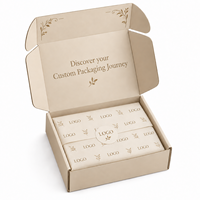 Boîte d'expédition de luxe personnalisée résistante aux rayures, boîte d'expédition sécurisée recyclable de qualité supérieure avec papier de soie pour l'emballage de portefeuilles