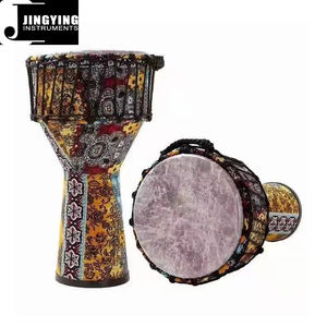 2024 Jingying Music Latin Drums Series, venta al por mayor 8/10 pulgadas Color Niños African Drum PVC Professional African Drums - Product Image 2