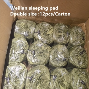 Colchón de cama de aire inflable ultraligero Weilian con bomba de pie incorporada, almohadilla doble para dormir para colchoneta de camping - Product Image 6