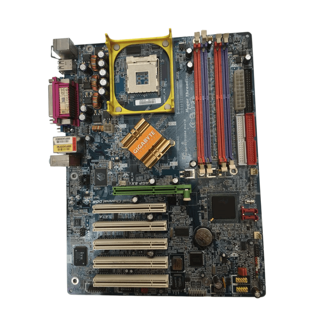 For GA-8IG1000-G ATX Desktop Motherboard 865 Integrated Graphics 5 PCI Slots Double 4 Memory ATX Form Factor Supports Standard A