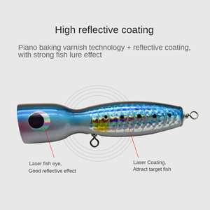<span class=keywords><strong>Leurre</strong></span> Big Popper OEM 175mm 6.9in 120g pour <span class=keywords><strong>la</strong></span> pêche, leurres flottants en bois pour <span class=keywords><strong>la</strong></span> pêche au popping - Product Image 2