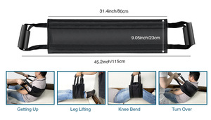 Gait sabuk pengaman pasien orang tua, tali pengikat bantuan berjalan tali panjang pelepasan cepat, bantuan rehabilitasi - Product Image 5