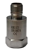 Ronds 500 V/g Sensor de vibración y temperatura RH113 para acelerómetro piezoeléctrico de baja frecuencia