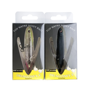 Améliorez votre équipement de pêche topwater 8cm leurres de <span class=keywords><strong>surface</strong></span> flottant whopper popper leurres avec hochet popper <span class=keywords><strong>leurre</strong></span> comme une libellule - Product Image 6
