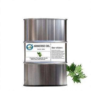 Aceite Esencial de Armoise de Madhya Pradesh 2KG, Extracto Natural Destilado al Vapor, Aceite Herbal para Formulación de Cuidado de la Piel - Proveedor Mayorista - Product Image 1