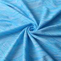 Tissu jacquard en nylon, polyester et élasthanne, jacquard à feuilles d'érable, élastique, brillant, pour sous-vêtements, maillots de bain, bikinis
