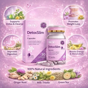 Cápsulas DetoxSlim OKTW <span class=keywords><strong>para</strong></span> una Digestión Saludable, Limpieza y Pérdida de Peso, en Stock, Muestras Gratis, Marca Privada OEM - Product Image 5