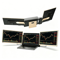 Werkslieferung 15,6 Zoll FHD 1080P 60HZ LCD Tragbarer Laptop-Bildschirm-Erweiterer Dreifach-Monitor USB Typ-C Schnittstelle für Börsenhandel