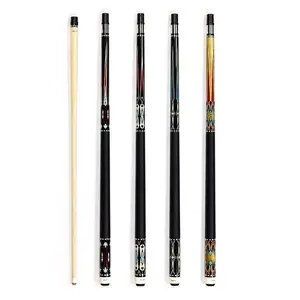 58 inch chất lượng hàng đầu Canada Maple gỗ bi-a hồ bơi Snooker 1/2 trung Tâm Doanh Cue 12.5mm tip